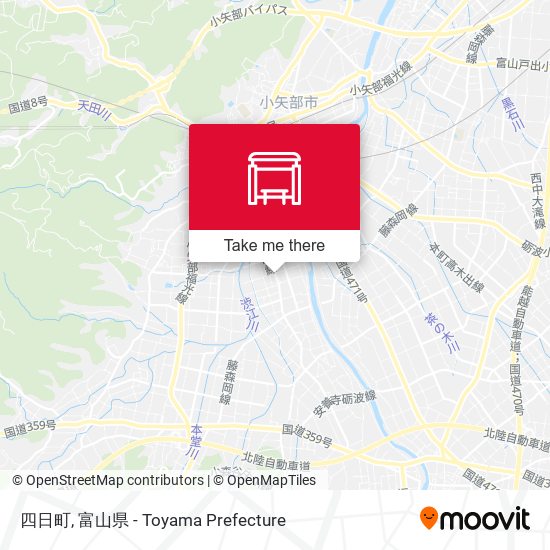 四日町 map