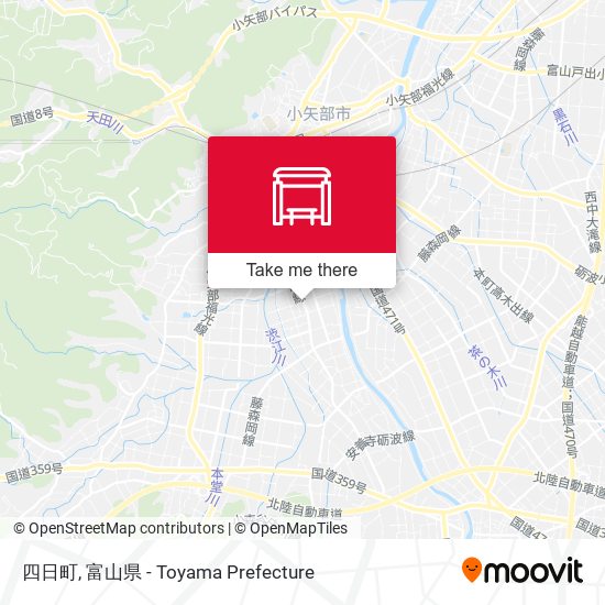 四日町 map