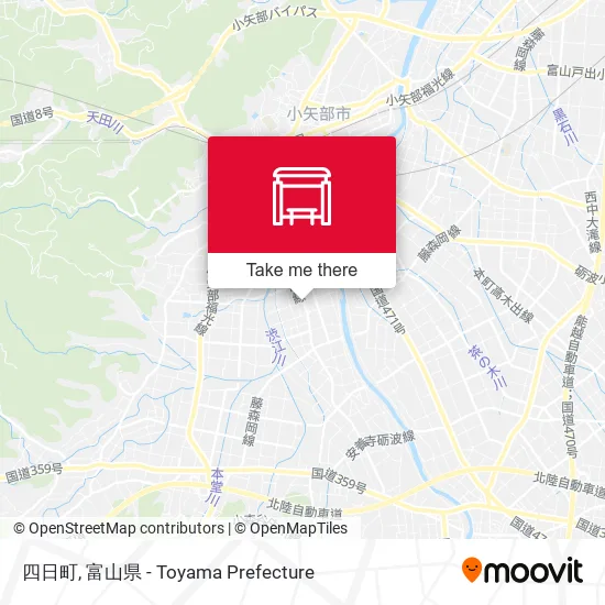 四日町 map