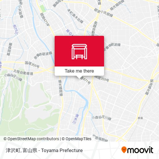 津沢町 map
