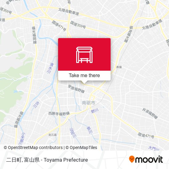 二日町 map