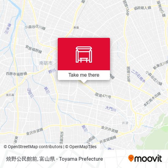 焼野公民館前 map