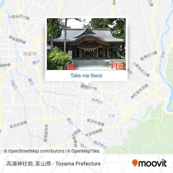 高瀬神社前 map