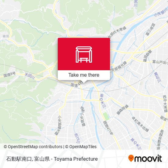 石動駅南口 map