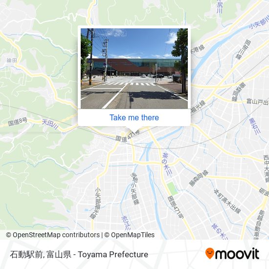 石動駅前 map