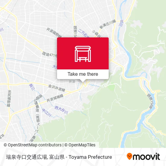 瑞泉寺口交通広場 map