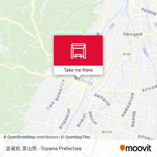 楽蔵前 map