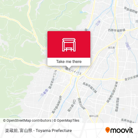楽蔵前 map
