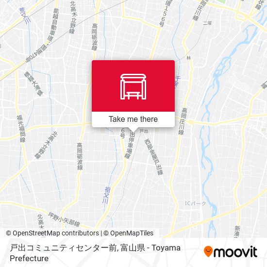 戸出コミュニティセンター前 map