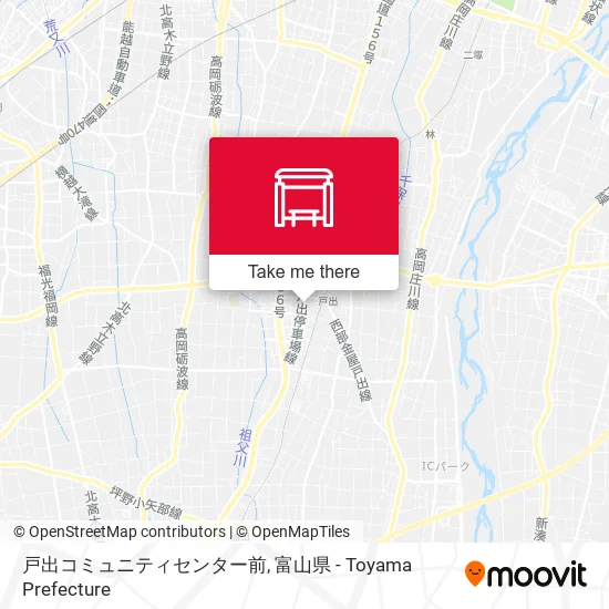 戸出コミュニティセンター前 map