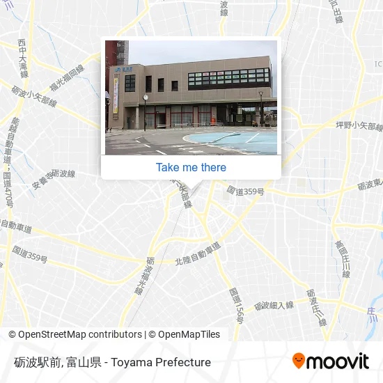 砺波駅前 map