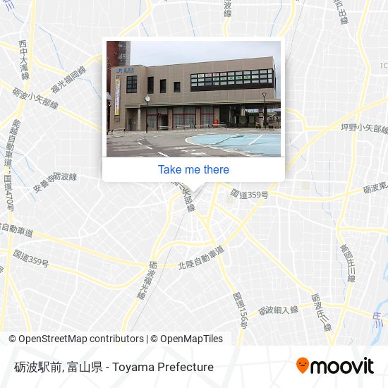 砺波駅前 map