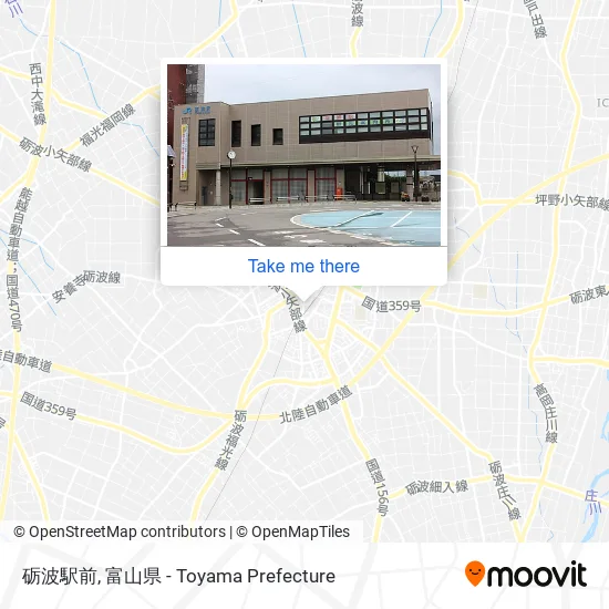 砺波駅前 map