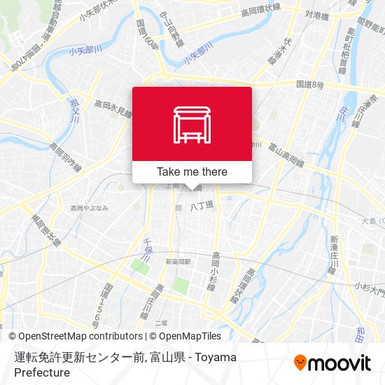 運転免許更新センター前 map