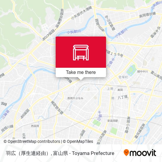 羽広（厚生連経由） map