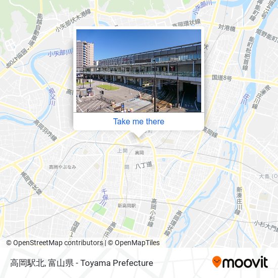高岡駅北 map