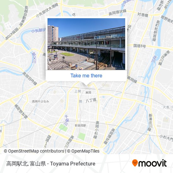 高岡駅北 map