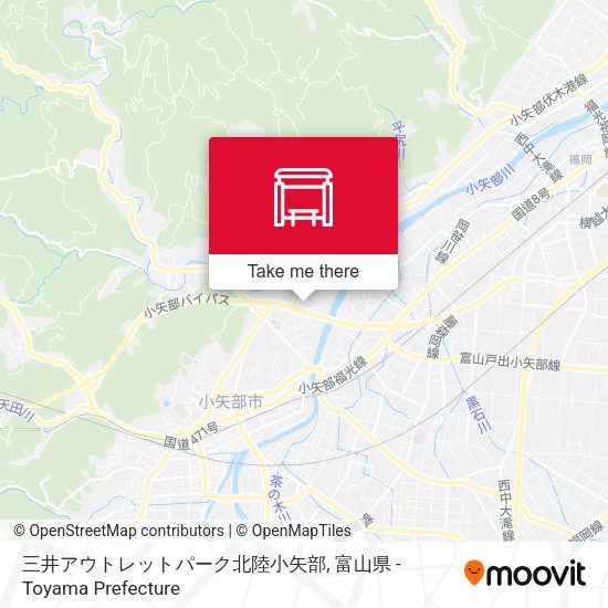 三井アウトレットパーク北陸小矢部 map