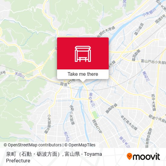 泉町（石動・砺波方面） map