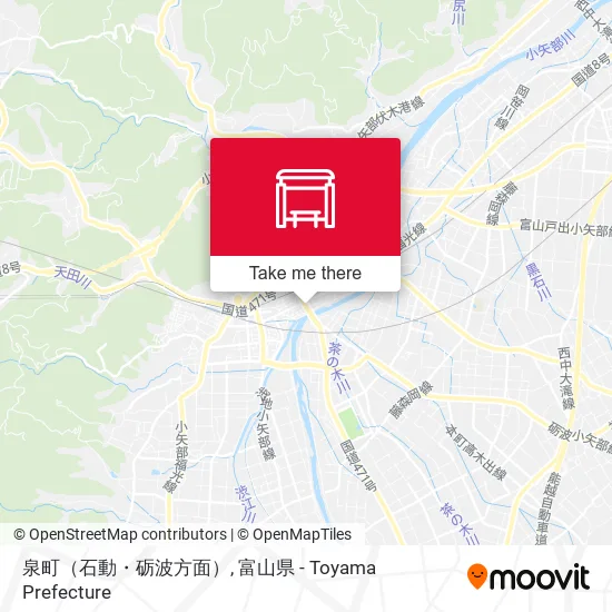 泉町（石動・砺波方面） map