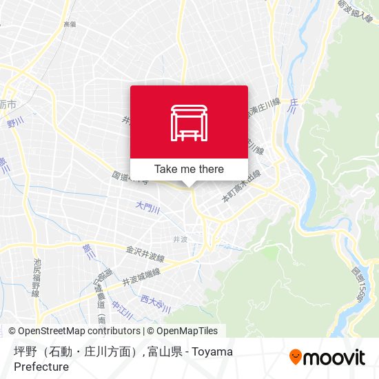 坪野（石動・庄川方面） map