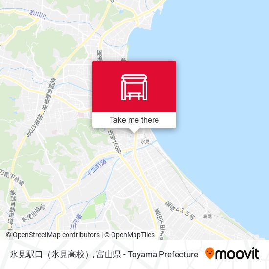 氷見駅口（氷見高校） map