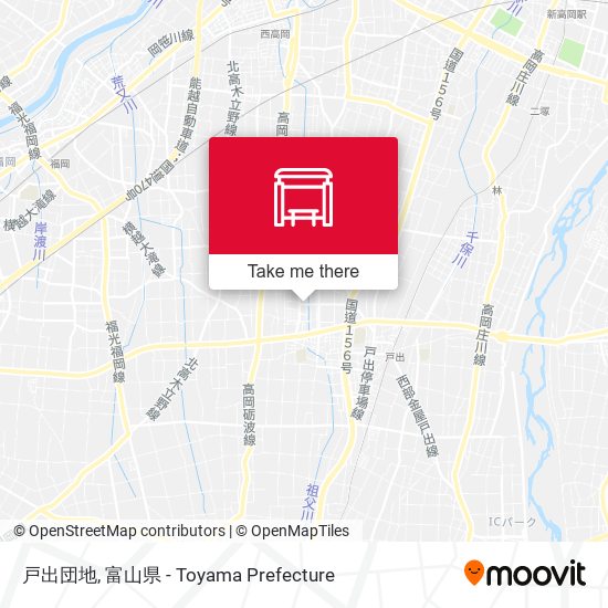 戸出団地 map