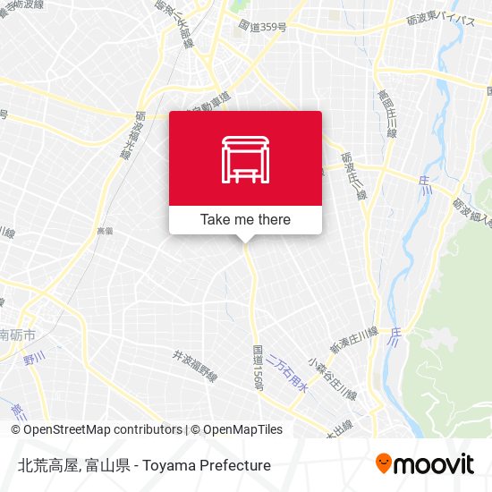 北荒高屋 map