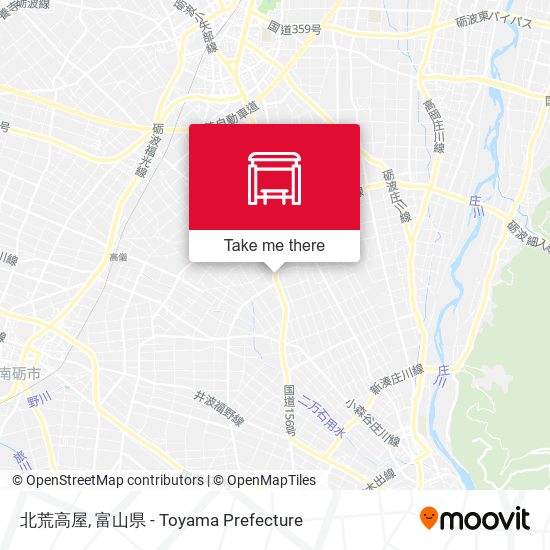 北荒高屋 map