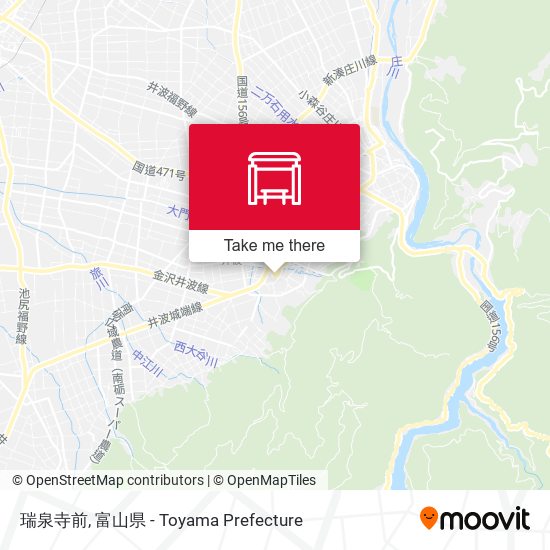 瑞泉寺前 map