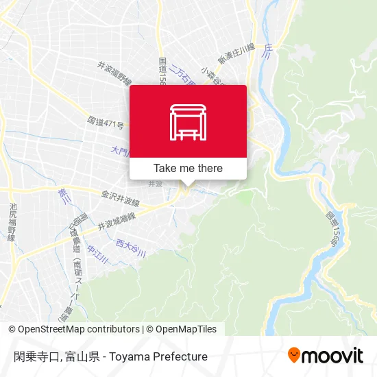 閑乗寺口 map