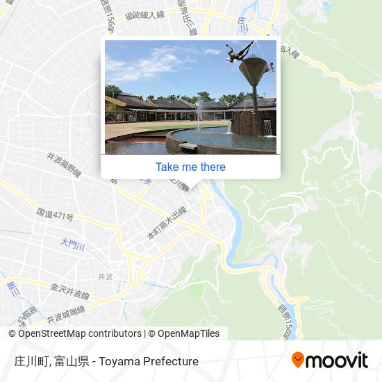 庄川町 map