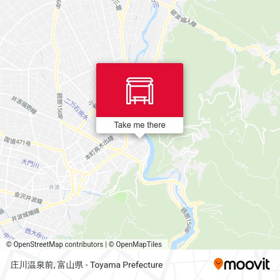 庄川温泉前 map