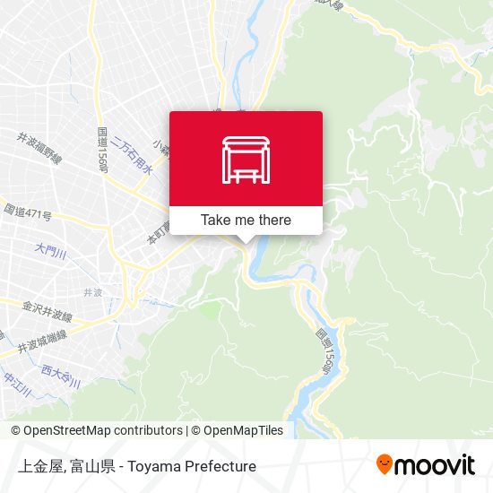 上金屋 map