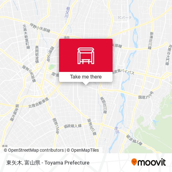 東矢木 map