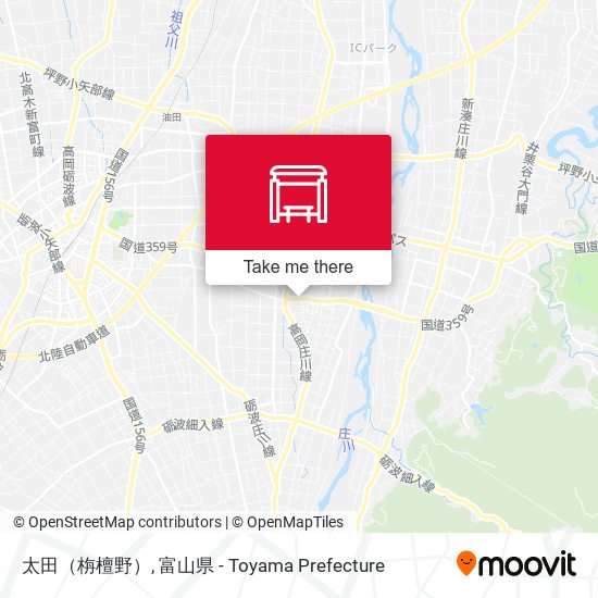 太田（栴檀野） map