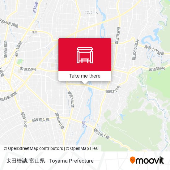 太田橋詰 map