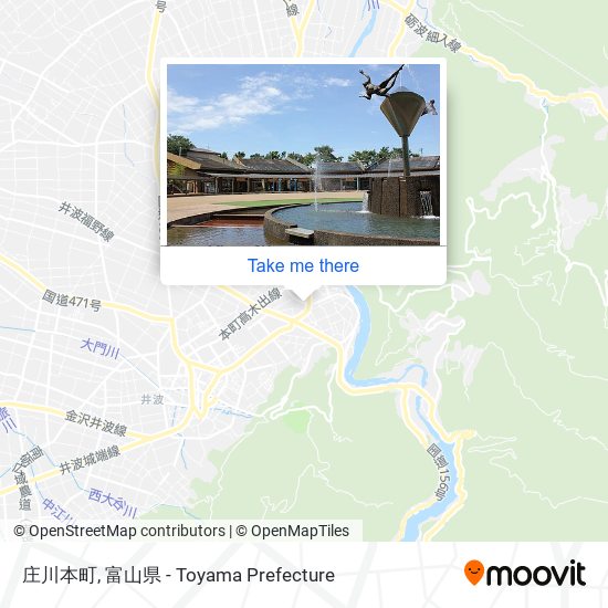 庄川本町 map