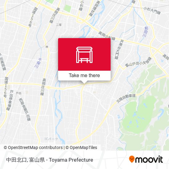 中田北口 map