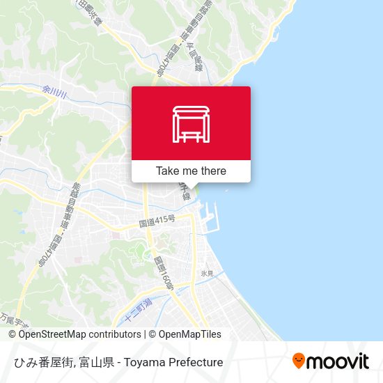 ひみ番屋街 map