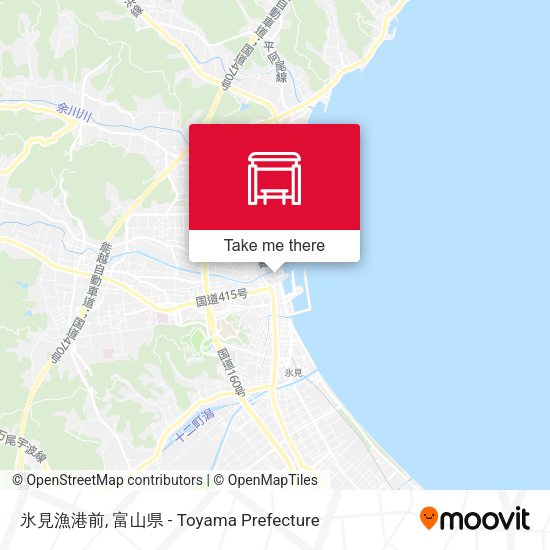 氷見漁港前 map