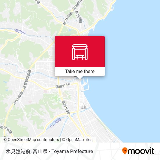 氷見漁港前 map