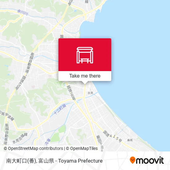 南大町口(番) map