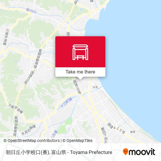 朝日丘小学校口(番) map