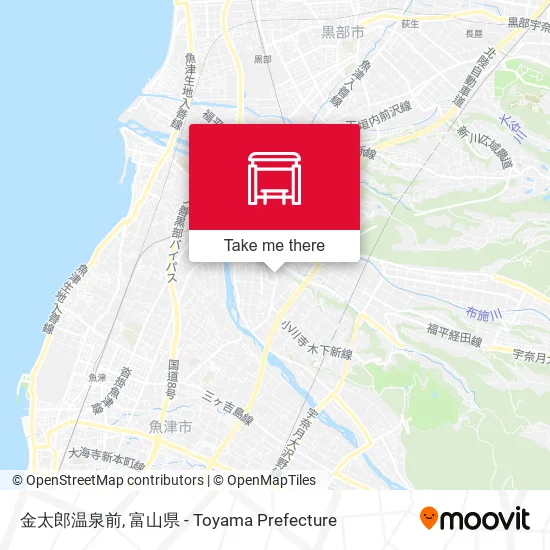 金太郎温泉前 map