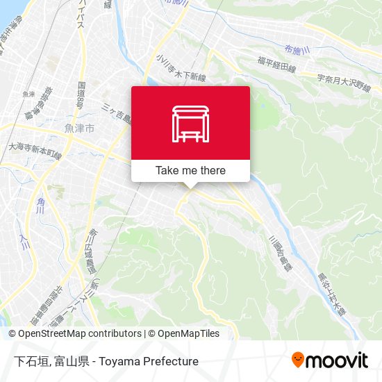 下石垣 map