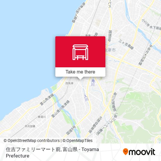 住吉ファミリーマート前 map