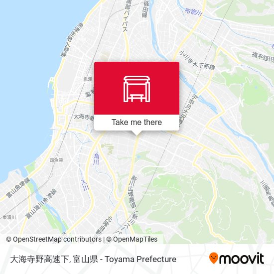 大海寺野高速下 map