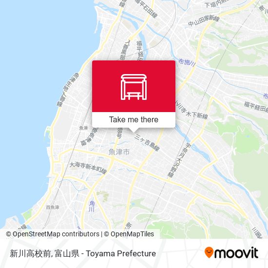 新川高校前 map