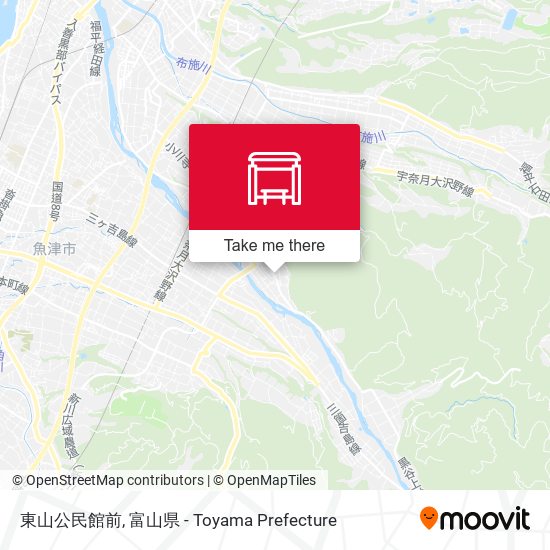 東山公民館前 map